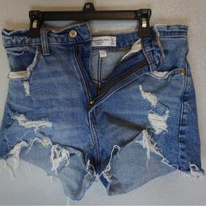 ABERCROMBIE THE MOM SHORT HI RISE